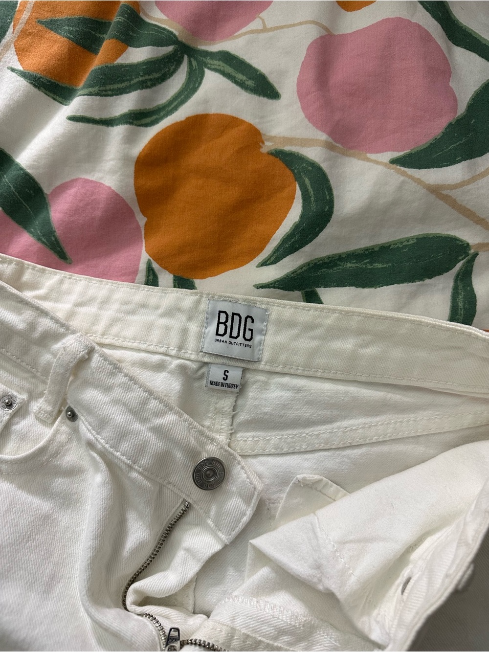 BDG White Denim Mini Skirt - Picture 3 of 4